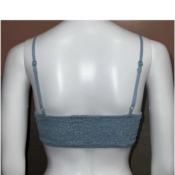 Chic Blue Floral Women's Camisole y2k vintage - Picture 2 of 3